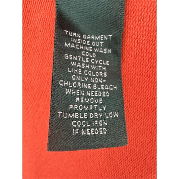 Womans L-RL active wear, Ralph Lauren active jacket Orange & Navy zip sweater - Picture 12 of 12